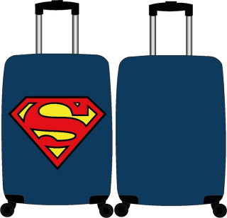 Superman Eplusm detský kufor 50 l Odtiene modrej, Viacfarebné